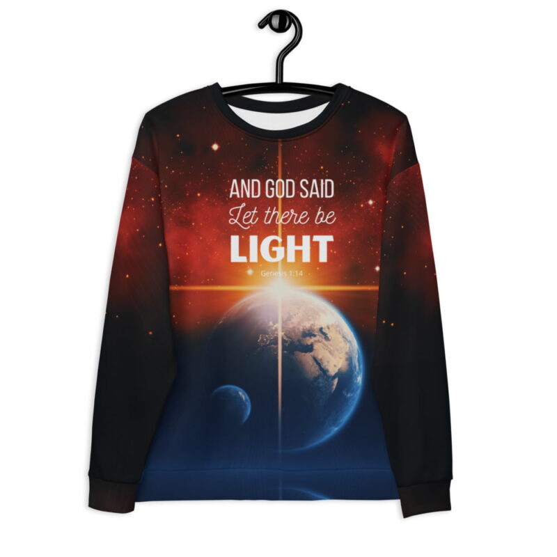 Let there be light - Christian Sweatshirt