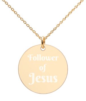 Follower of Jesus - Sterling Silver Christian Necklace