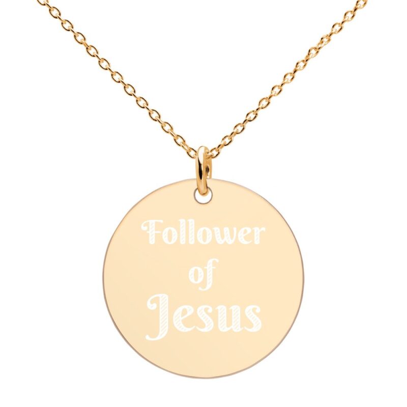 Follower of Jesus - Sterling Silver Christian Necklace