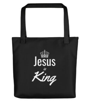 Jesus is King - Christian Tote bag