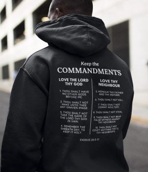 Keep the Commandments - Unisex Christian Hoodie