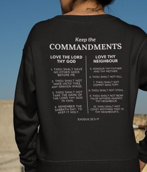 Keep the Commandments - Unisex Christian Sweatshirt
