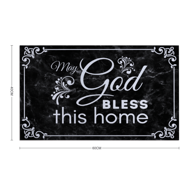 May God bless this Home - Christian Doormat