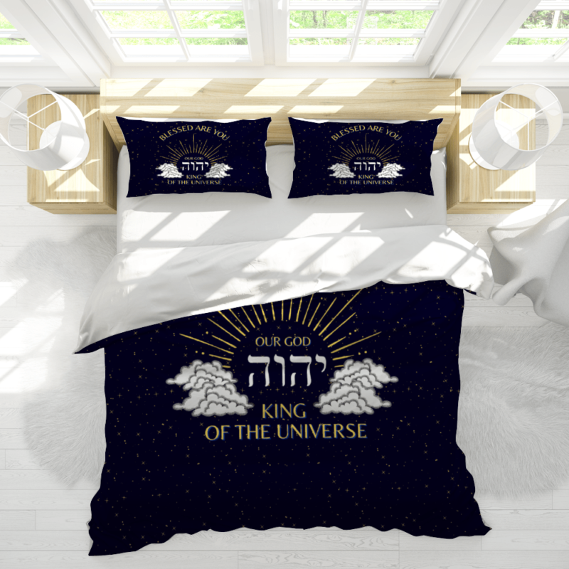 YHWH King of the Universe - Messianic Bedding Set