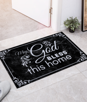 May God bless this Home - Christian Doormat
