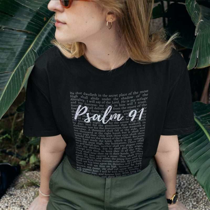 Psalm 91 - Unisex Christian T-Shirt