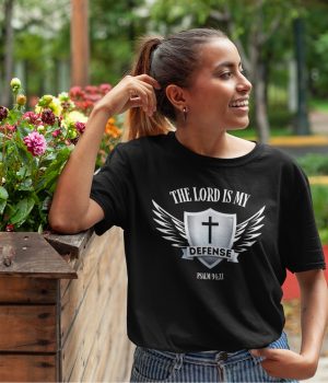 The Lord is my Defense - Unisex Christian T-Shirt