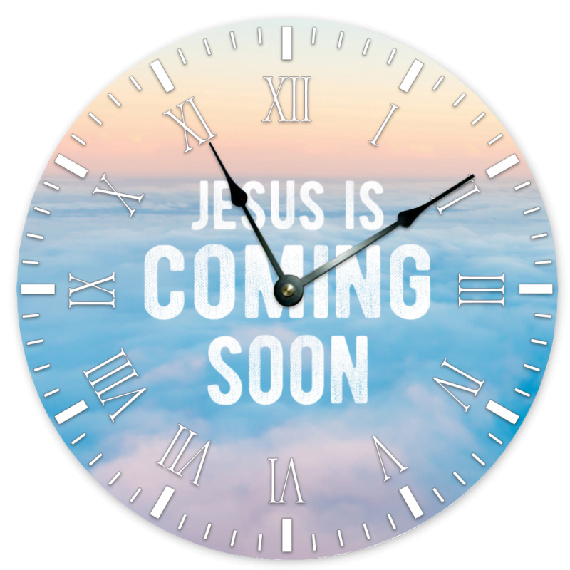 Jesus is coming soon - Christian Clock/ Christian Decor