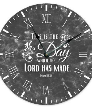 This is the Day which the Lord has made - Christian clock