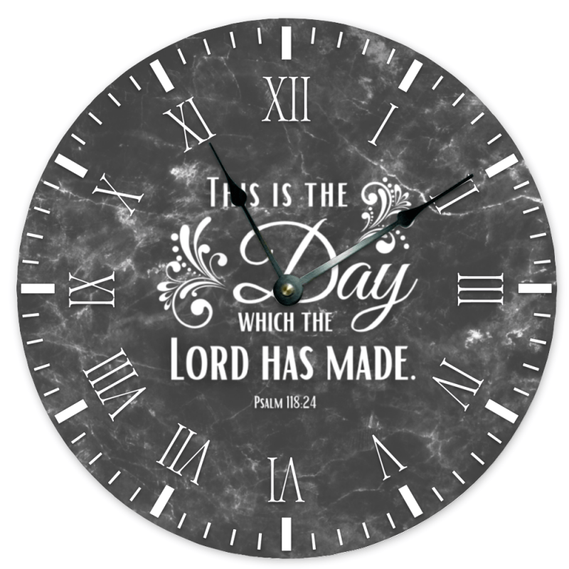 This is the Day which the Lord has made - Christian clock