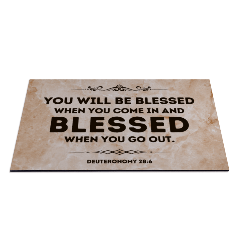 You will be blessed - Christian Doormat