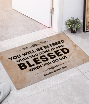 You will be blessed - Christian Doormat