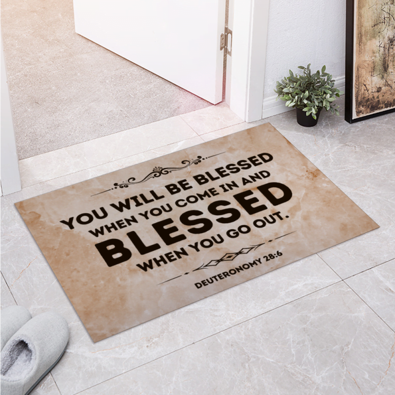 You will be blessed - Christian Doormat