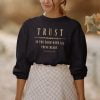 Trust in the Lord with all thy heart - Unisex Christian Sweatshirt